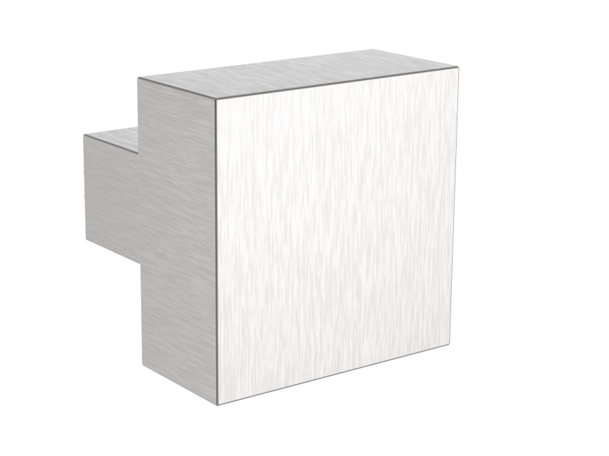Bezpečnostní kování - Knoflík DESIGN čtvercový  nerez mat