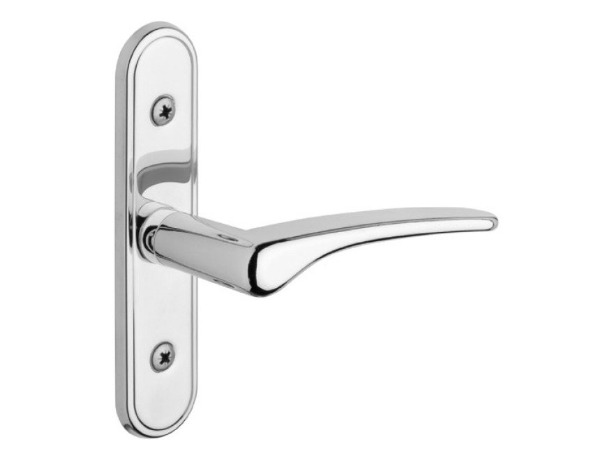 Klika a štít balkonový IDEAL pravé