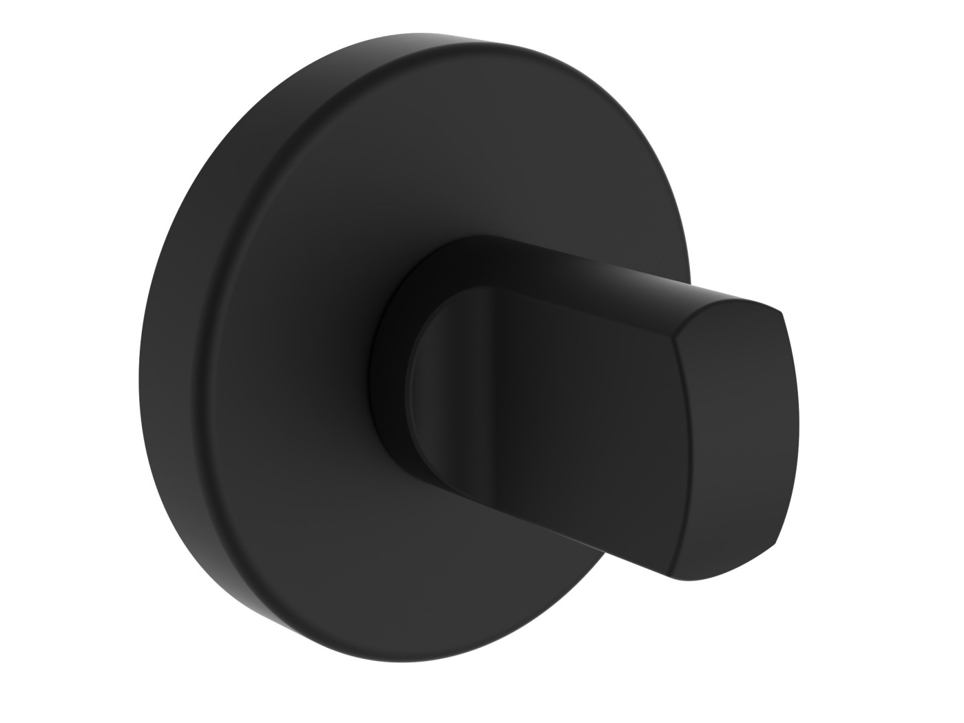 Štíty kruhové WC černé DESIGN
