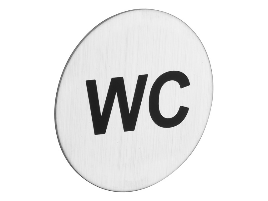 Znak rozlišovací kruhový  - WC